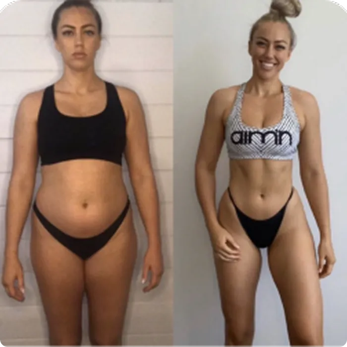 VRTO online fitness coaching before and after